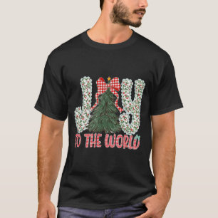 Camiseta Alegria Para O Mundo Jesus Cristão Natal Xmas Tr
