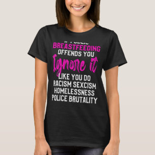 Camiseta Aleitamento Sensibilização Leite Materno Lactação