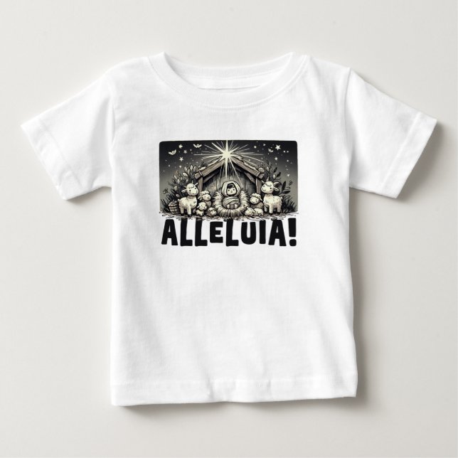 Camiseta Aleluia!: Alegria do Natal (Frente)