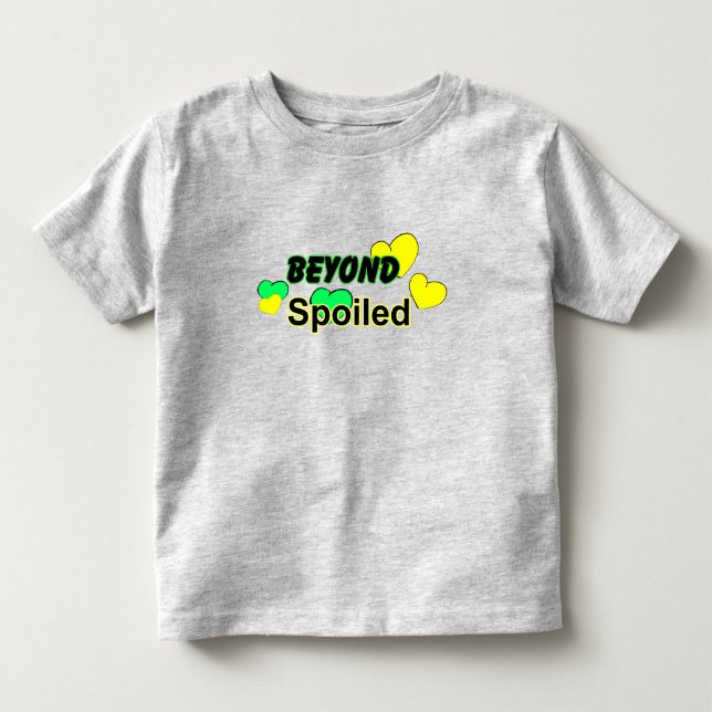 Camiseta Além Derramado com Corações, Toddler Tee (Frente)