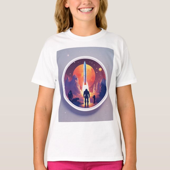 Camiseta Além do horizonte" "Voyage of Discovery" (Frente)