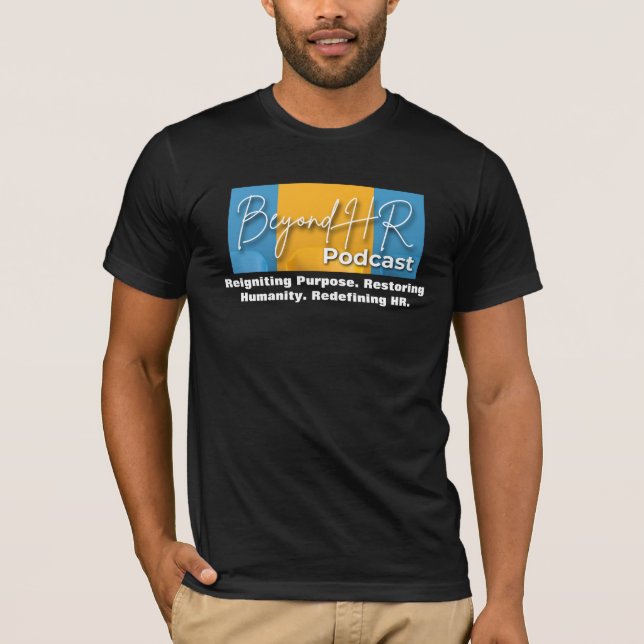 Camiseta Além do HR- Camisa-T de Canvas Bella Masculina (Frente)