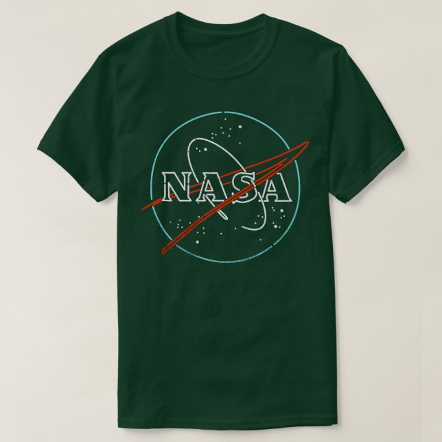 Camiseta Além do logotipo Neon Earth (Frente do Design)