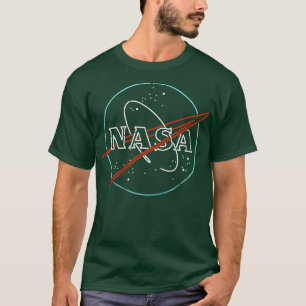 Camiseta Além do logotipo Neon Earth