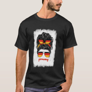 Camiseta Alemã Garota Para Mulheres Alemanha Holandesa Fl