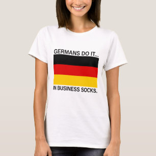 Camiseta Alemães Fazem Isso... Em Meias de Negócios