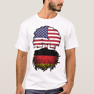 Camiseta Alemanha Alemã Americana EUA Estados Unidos Améric