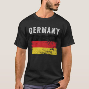 Camiseta Alemanha Bandeira Homens Distúrbios Mulheres Crian