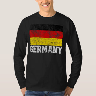 Camiseta Alemanha Bandeira Orgulho Raiz Família Nacional Na