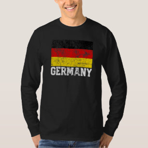 Camiseta Alemanha Bandeira Orgulho Raiz Família Nacional Na
