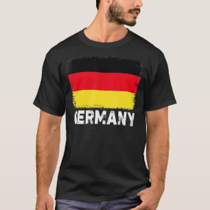 Camiseta Alemanha: Bandeira Suporta Pessoas Alemãs