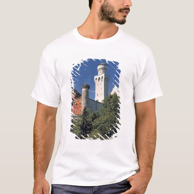 Camiseta Alemanha, Baviera, Castelo de Neuschwanstein. (Frente)