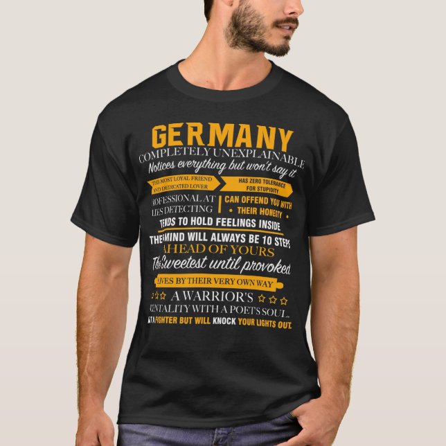 Camiseta ALEMANHA completamente inexplicável (Frente)