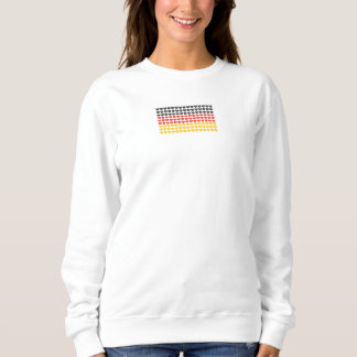 Camiseta Alemanha CORAÇÃO MULHERES FLAG Sweatshirt