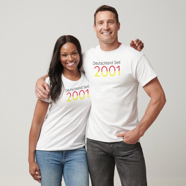 Camiseta Alemanha desde 2001 (Unissex)