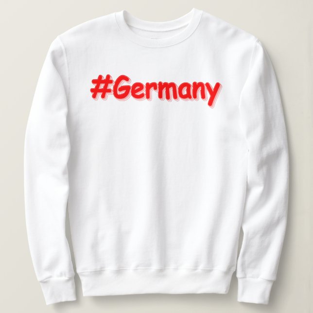 Camiseta "#Alemanha" Design Adorável. Compre Agora (Frente do Design)