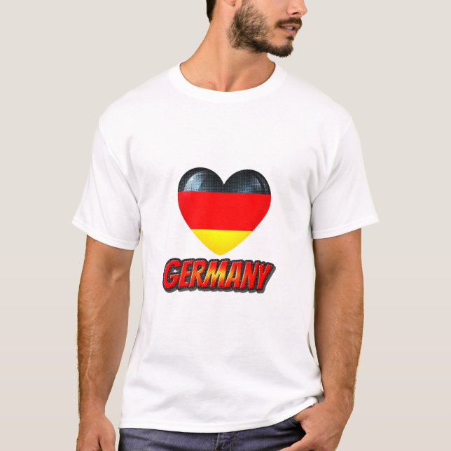 Camiseta Alemanha Heart (Frente)