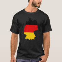 Alemanha nas cores da bandeira de origem
