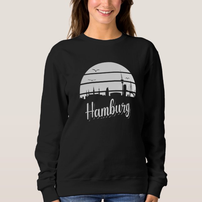 Camiseta Alemanha Skyline Hamburg (Frente)