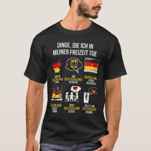 Camiseta Alemanha Spruch Lustiger Freizeit Alemanha