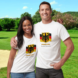 Camiseta Alemanha Tshirt, Keep Calm, Patriotic German Flag