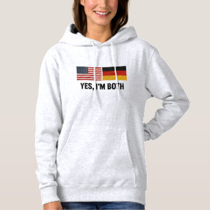 Camiseta Alemão Americano Sim, Eu Sou Ambos - Alemanha EUA 