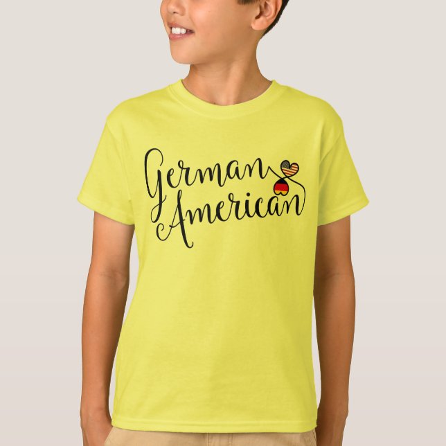 Camiseta alemão dos corações de Entwinted do (Frente)