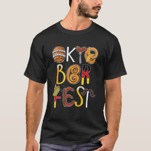 Camiseta Alemão Oktoberfest Funny Oktoberfest Costume Men O