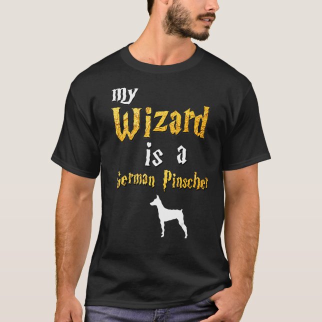 Camiseta Alemão Pinscher Alemão (Frente)