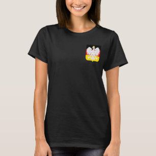 Camiseta Alemão Polonês Heritage Polônia Eagle Alemanha