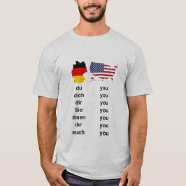 Camiseta Alemão vs. Inglês - Você - YouDich
