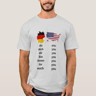 Camiseta Alemão vs. Inglês - Você - YouDich