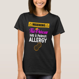 Camiseta Alergia à Comida de amendoim Mês Sensibilidade Fit