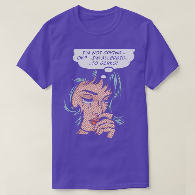 Camiseta Alergia a Jerks (Frente do Design)
