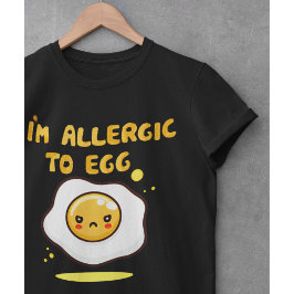 Camiseta Alergia à sensibilidade à alergia dos ovos