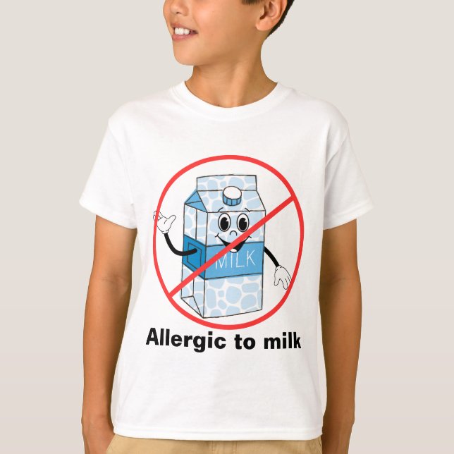 Camiseta Alergia ao leite (Frente)