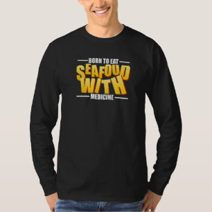 Camiseta Alergia aos marinheiros dizendo marisco alérgico