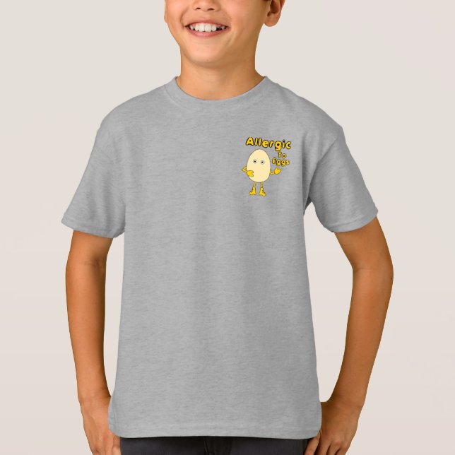 Camiseta Alergia aos ovos (Frente)