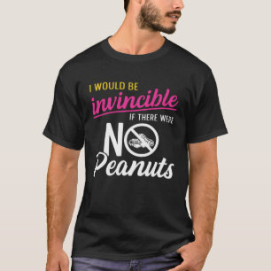 Camiseta Alergia de amendoim para uma alergia de amendoim
