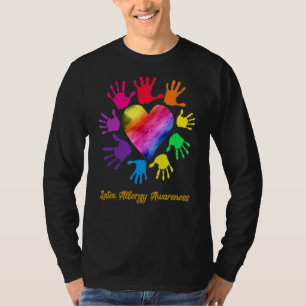 Camiseta Alergia Látex Mãos Alergia Látex