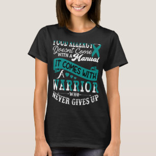 Camiseta Alergias à comida Sensibilização Guerreira Suporte