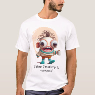 Camiseta Alérgico a Manhãs