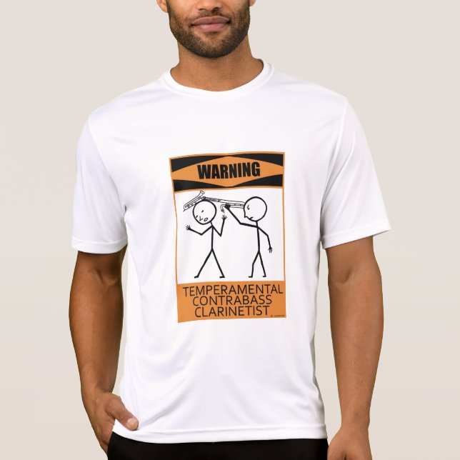 Camiseta Alerta contra Clarinetista (Frente)