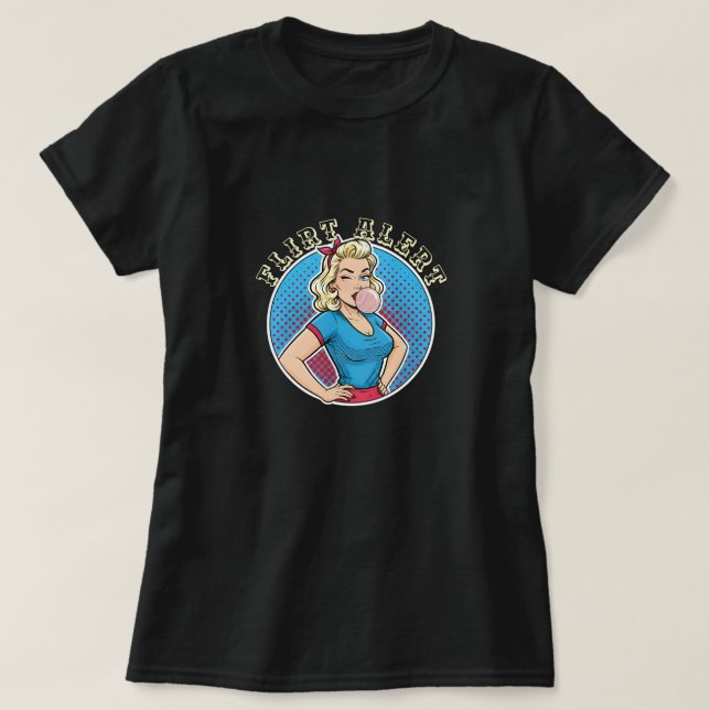 CAMISETA ALERTA DE SEDUÇÃO (Frente do Design)