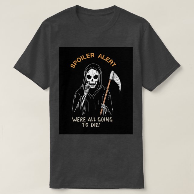 Camiseta alerta de spoiler (Frente do Design)