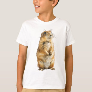 Camiseta Alerta Esquilos Sentinela Crianças