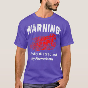 Camiseta Alerta Facilmente Distraído Por Florim