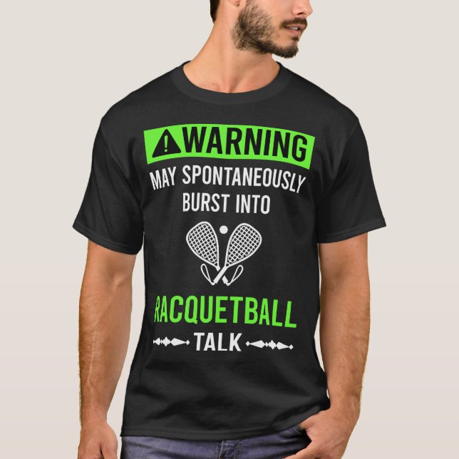 Camiseta Alerta Verde Raquetebol (Frente)