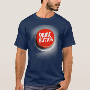 Camiseta Alerta Vermelho de Emergência com Botão de Pânico