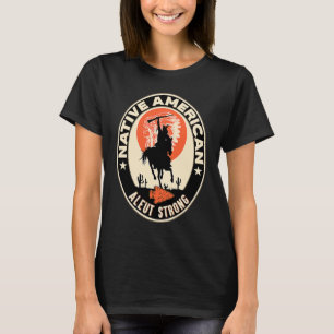 Camiseta Aleut Tribe Native American Indian Pride Respeito